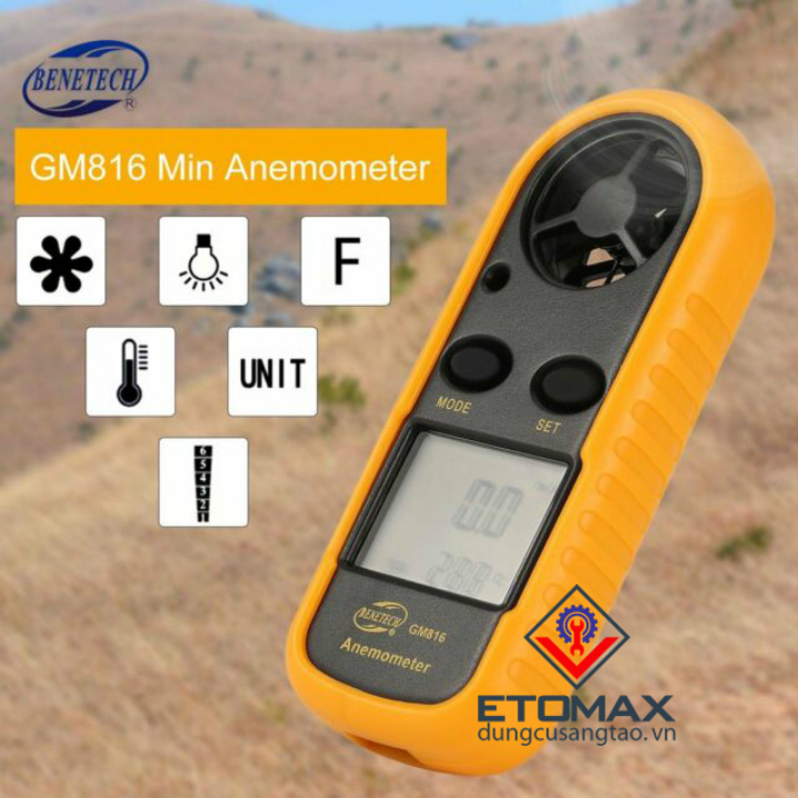 Máy đo tốc độ gió BeneTech GM816