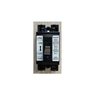 Bộ ngắt mạch an toàn Panasonic BJS30308A2 (Đen) - (30A - dòng rò bảo vệ 30mA)