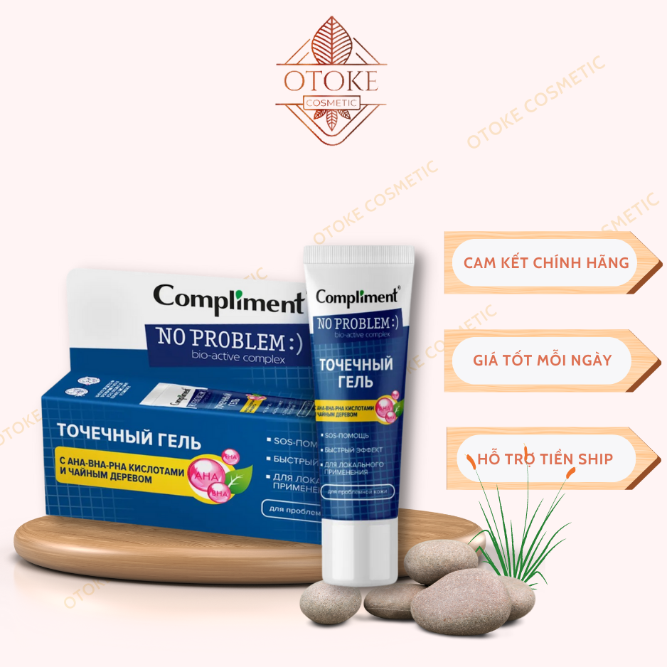 [Chính hãng - Có tem phụ] Gel Mụn Khẩn Cấp SOS Compliment No Problem 25ml