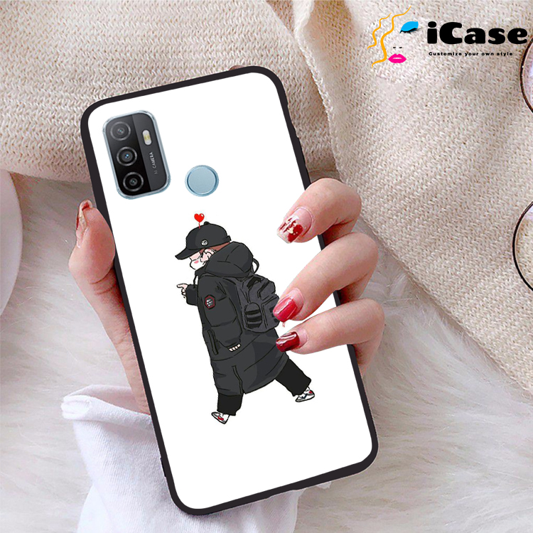 Ốp lưng Oppo A53 2020 viền dẻo TPU BST Chibi