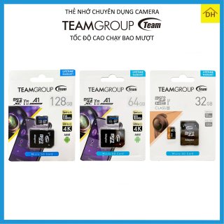 Thẻ Nhớ TEAMGROUP 64GB 32GB Tốc Độ Cao,Chuyên Dụng Cho Camera Wifi thumbnail