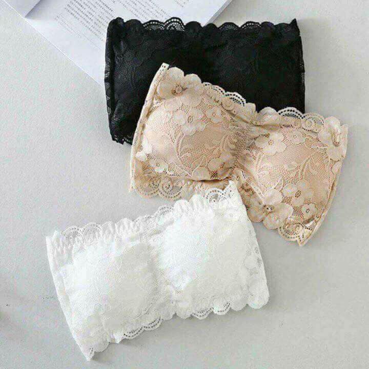 Bra ren cúp ngực,  Áo Bara Ren Ống Cúp Ngực ( bra quây - yếm )