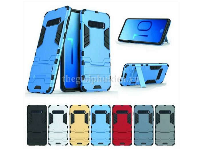 Ốp lưng chống sốc Iron Man cho SamSung Galaxy S10+ Plus