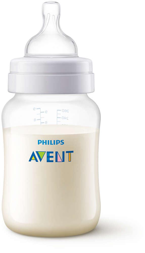 Bình sữa thiết kế cổ điển Philips Avent Classic 260ml - Núm số 2