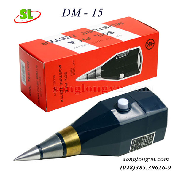MÁY ĐO pH ĐẤT VÀ ĐỘ ẨM DM15