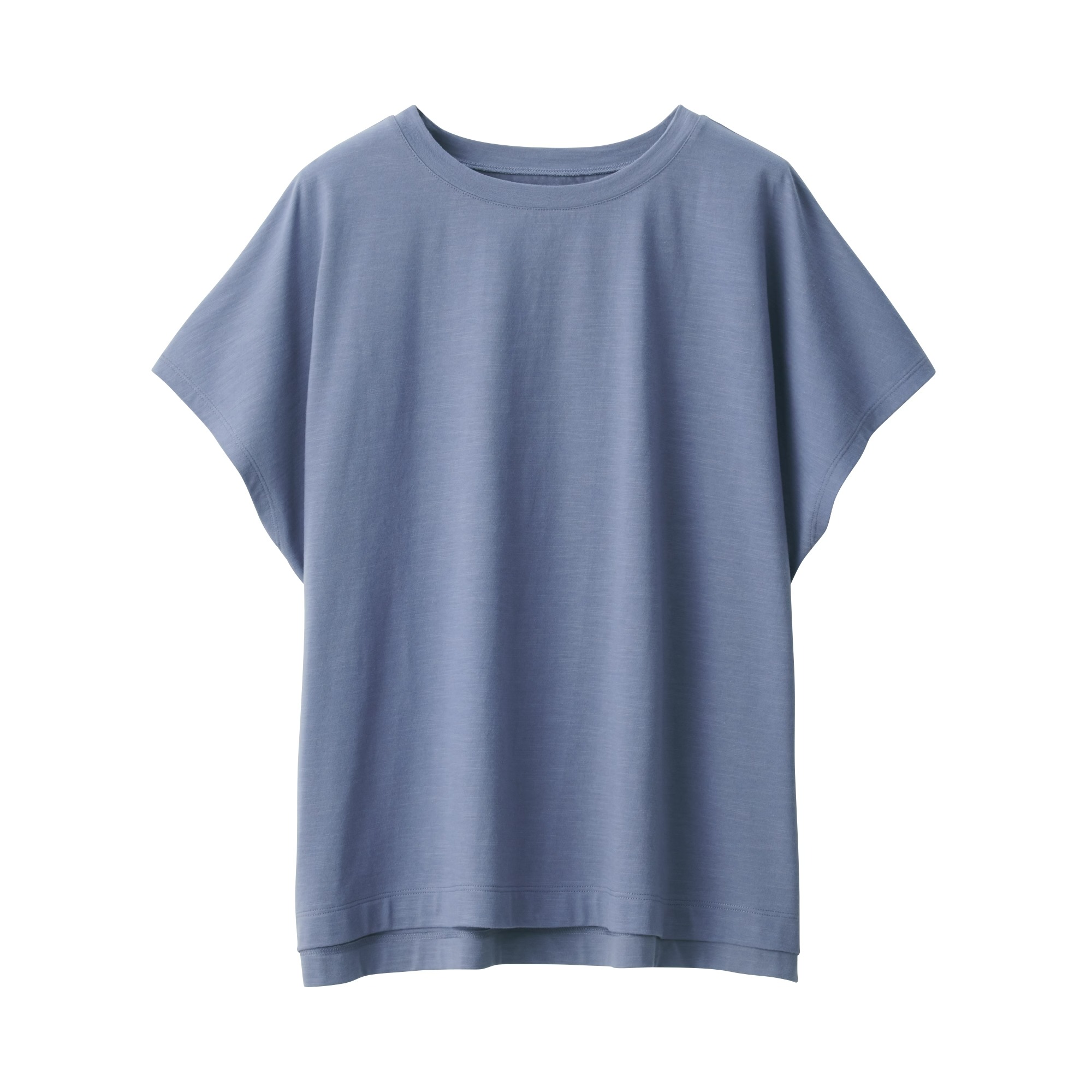 Áo Thun Sợi Slub Dáng Rộng MUJI