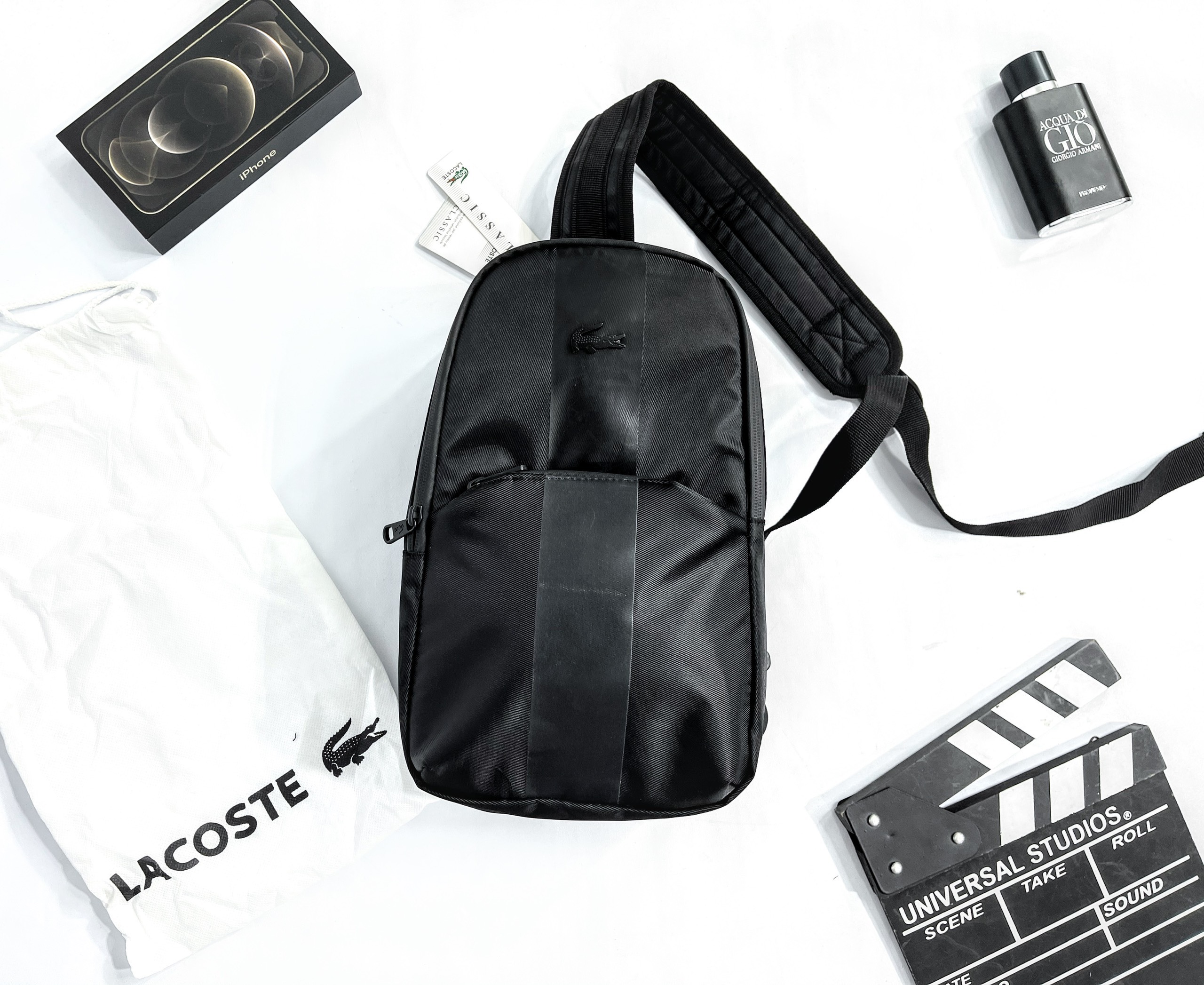 Túi đeo chéo, đeo ngực Lacos Black