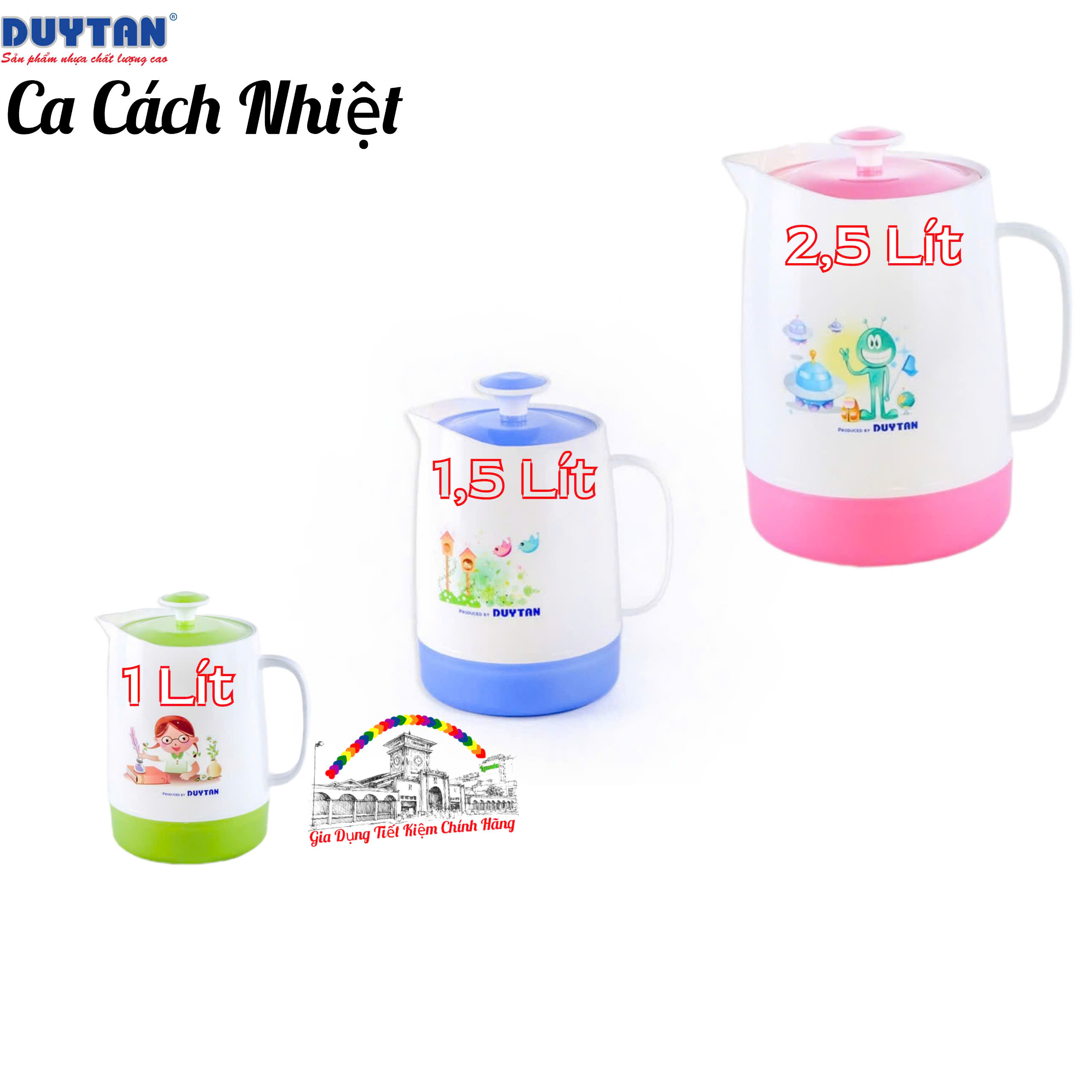 Ca Giữ Nhiệt Duy Tân Size Nhỏ/Trung/Lớn