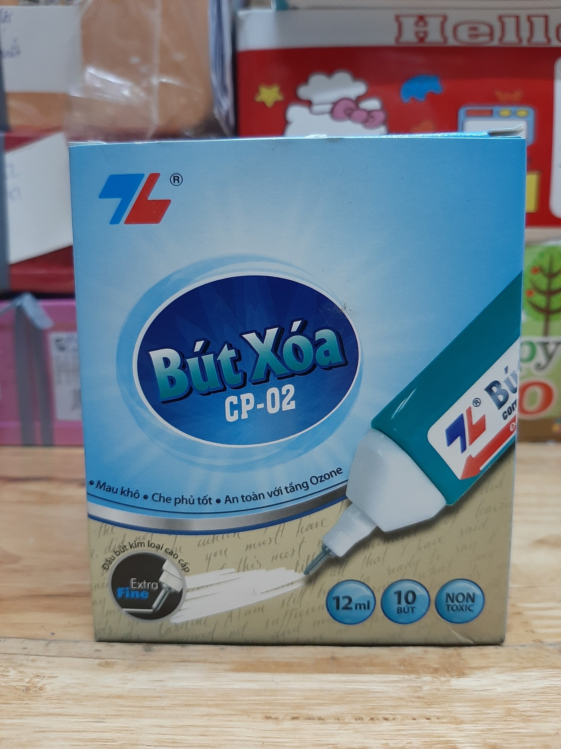 Bút xóa nước 12ml tl hộp 10 cây