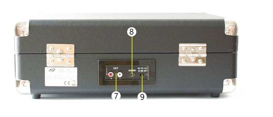 Đầu Mâm Chạy Đĩa Than Hình Vali Siêu Đẹp