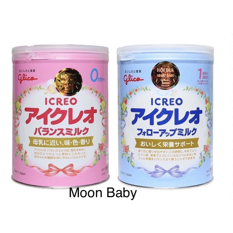 Sữa Glico Icreo Số 0 - Số 1 [ Date mới ]