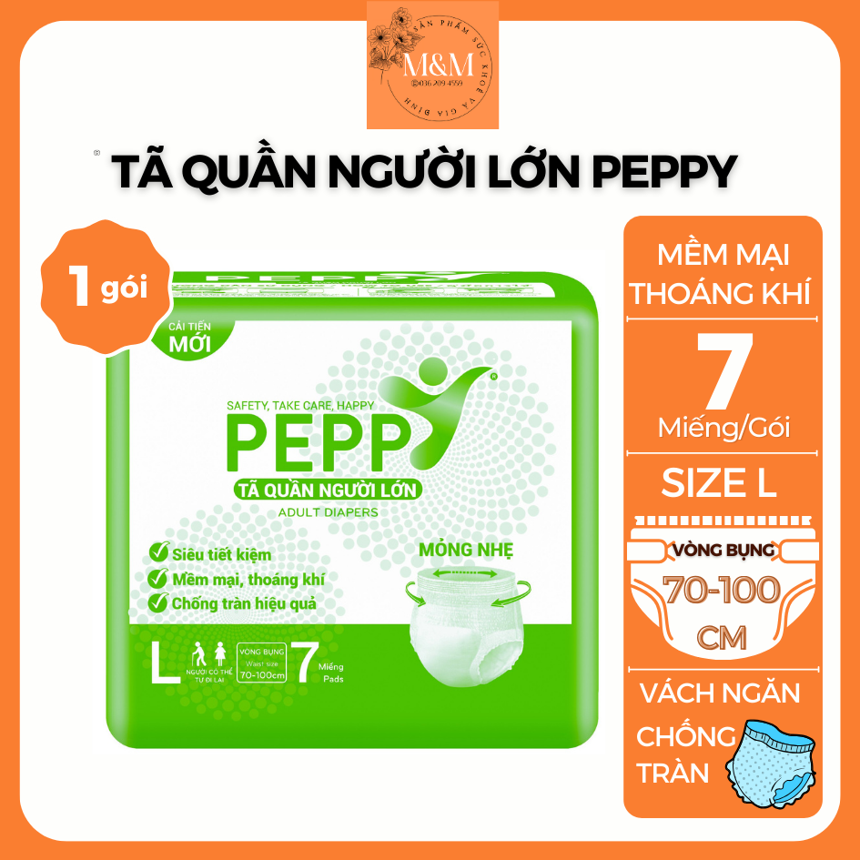 Tã quần người lớn Kerry Peppy size M/L