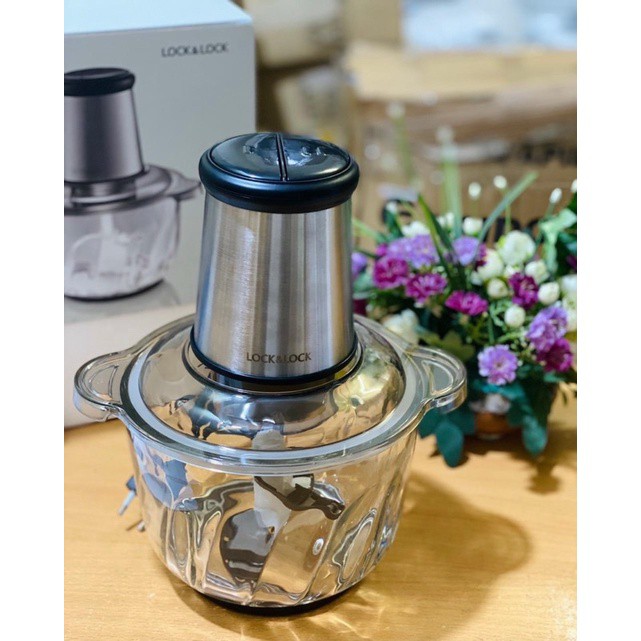 Máy Xay Thịt Lock&Lock Cối Lớn Chạy Khỏe Ejm186 Slv 2.4 Lít