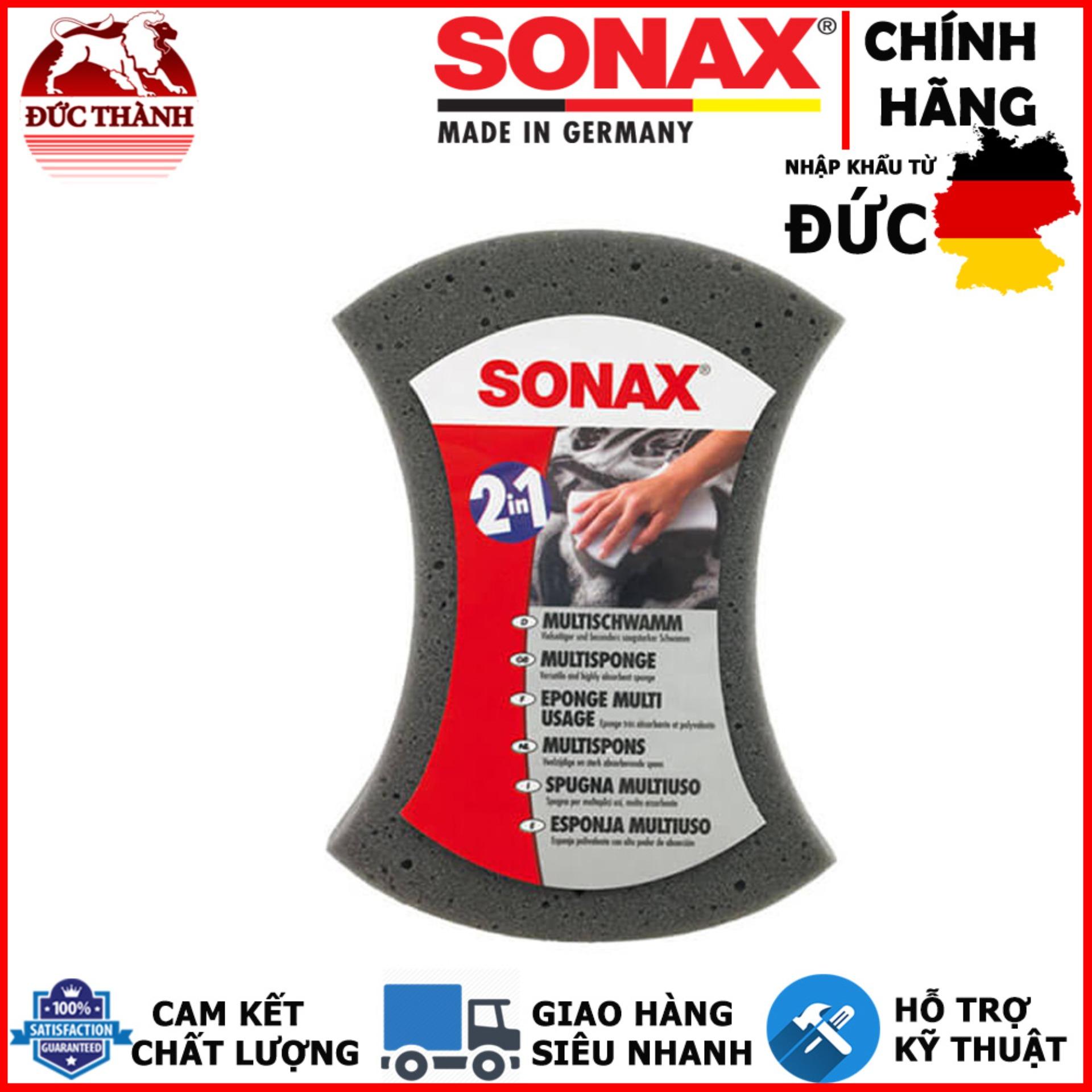Bọt biển rửa xe Sonax 2in1 Multisponge