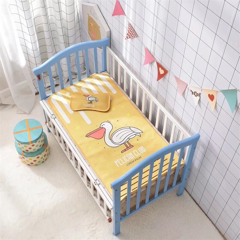 Chiếu lụa điều hòa 3D cho bé kèm gối cho bé yêu