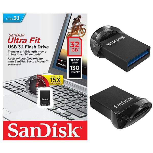 USB Sandisk ultra Fit CZ430 32GB USB 3.1 130MB s