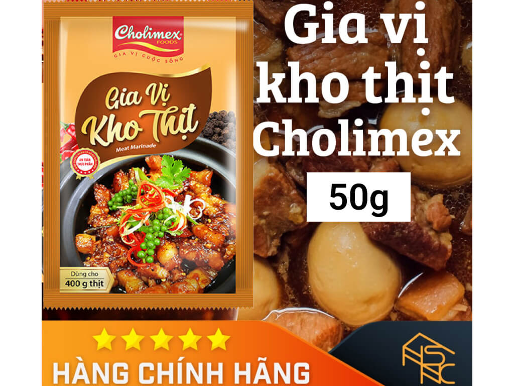 Gia Vị Kho Cá/ Thịt Cholimex gói 50g ( kho tầm 400g cá/thịt)