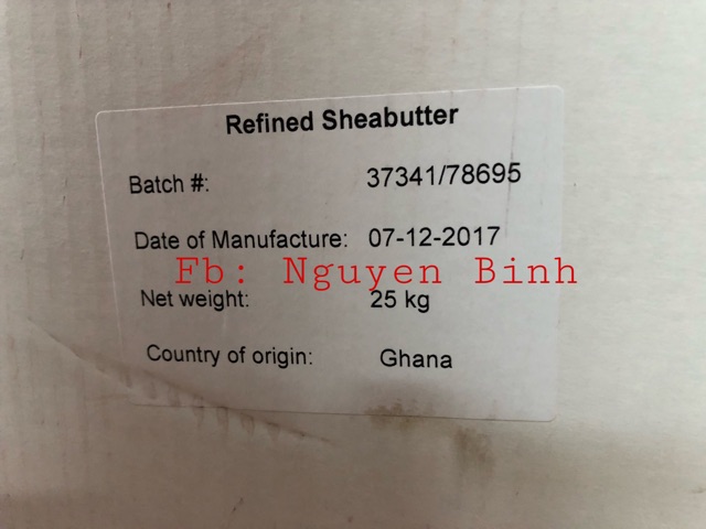 Bơ Shea Ghana (Tây Phi)