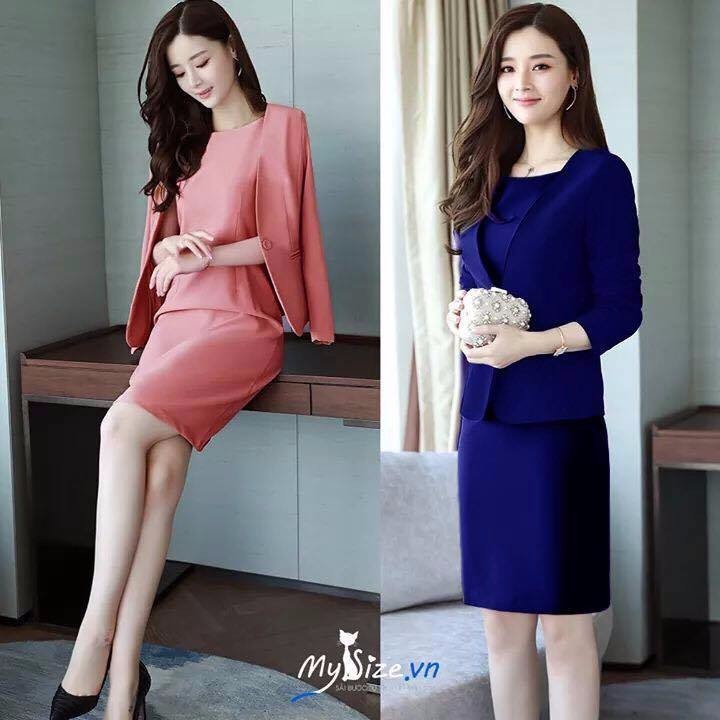 [HCM]ĐẦM CÔNG SỞ KÈM VEST ĐẸP