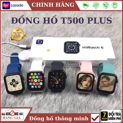 ( T500+ Plus ) Đồng hồ thông minh T500 plus , Seri 6 , chơi game , thay hình nền , nghe gọi , phát nhạc , đồng hồ nam nữ , dong ho thonh minh , t500 plus , smartwatch
