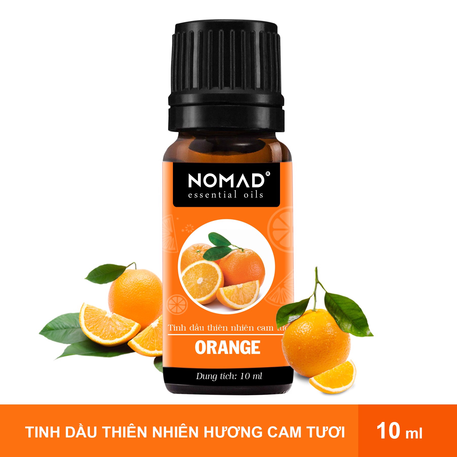Tinh Dầu Vỏ Cam Nguyên Chất Nomad Essential Oils Orange