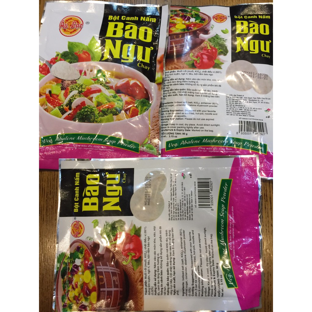 BỘT CANH NẤM BÀO NGƯ CHAY