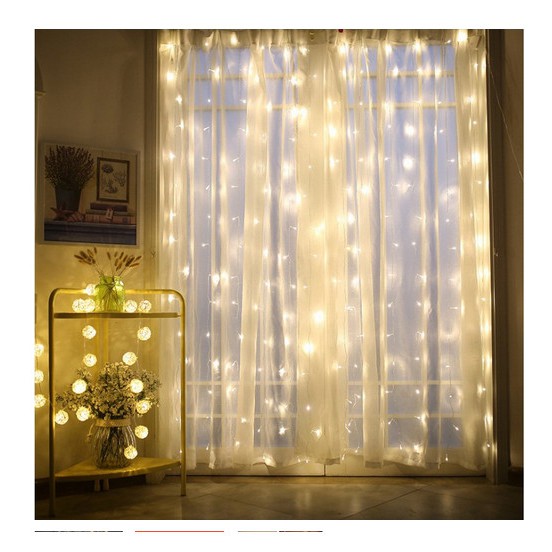 Đèn nháy rèm led 3m x 3m thả 12 dây