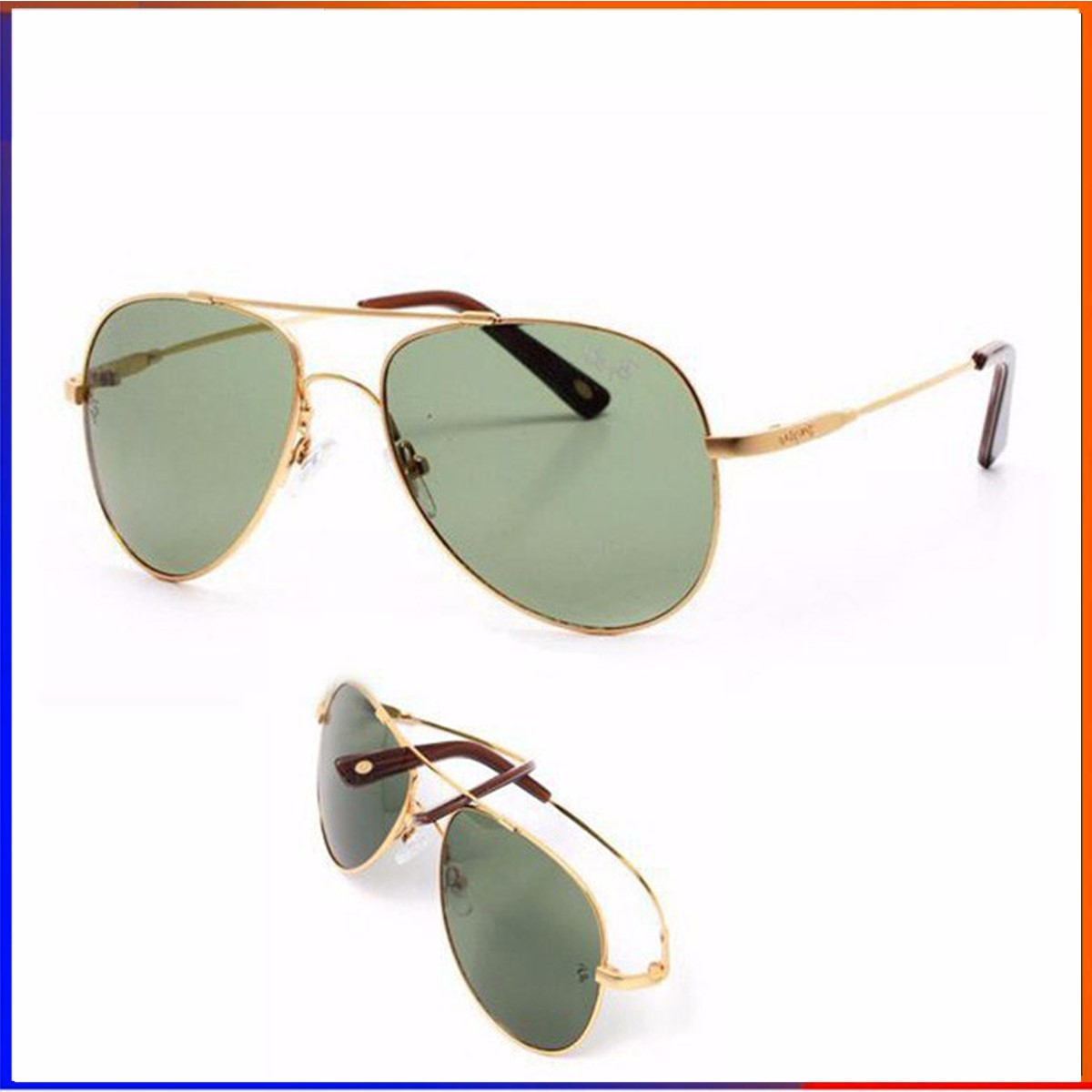 Kính mắt titan gọng siêu dẽo - siêu bền -mắt thủy tinh chống UV tặng kèm họp và khăn lau kính