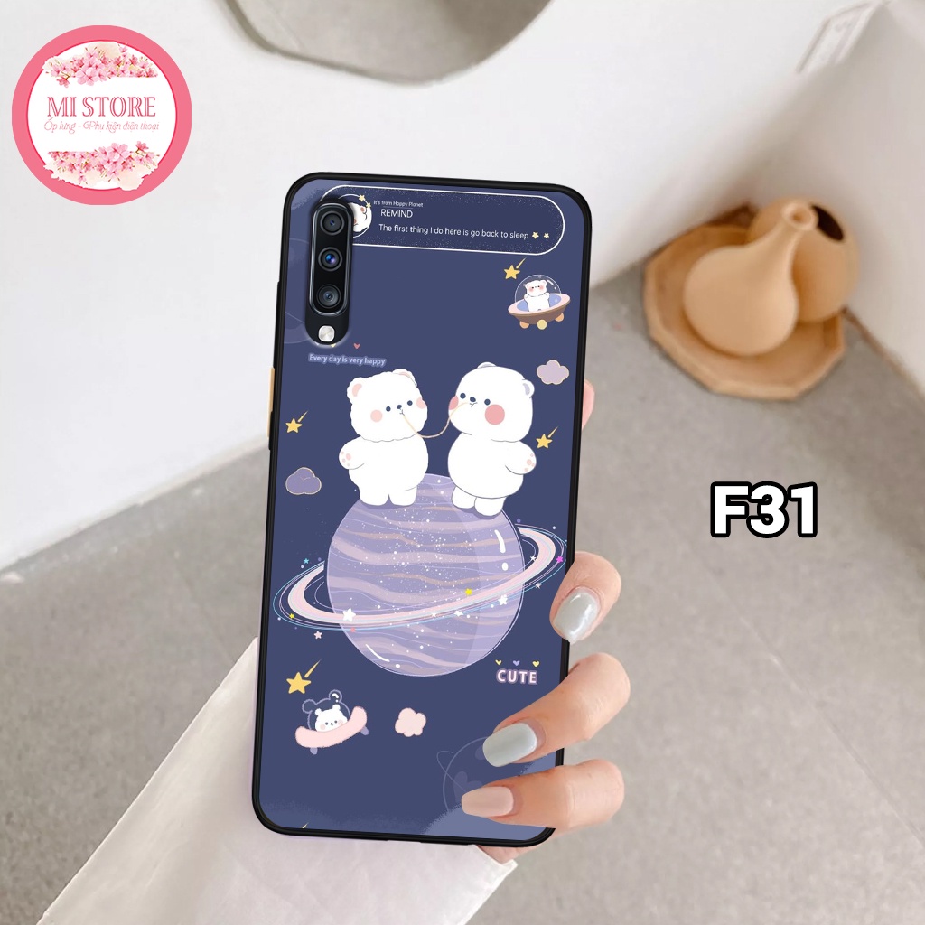 Ốp điện thoại samsung a30s/ a50/ a50s/ a7 2018/ a9 2018 - ốp lưng samsung in hình gấu xinh, phi hành gia