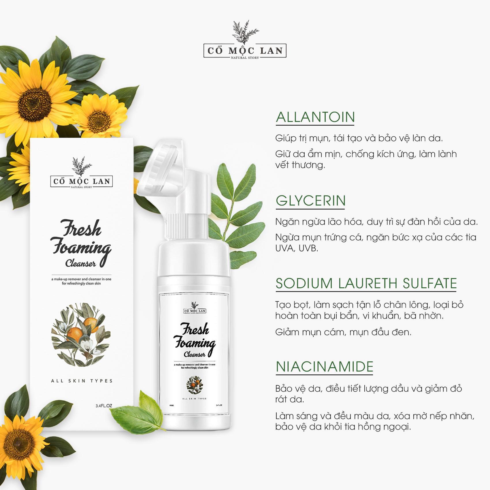 [HCM]Cổ mộc lan sữa rửa mặt 100ml