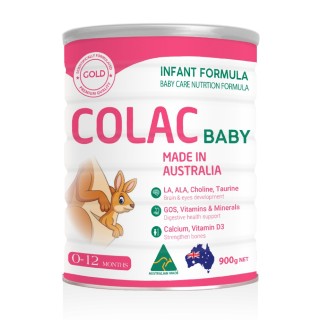 Sữa COLAC nhập khẩu nguyên lon từ ÚC lon 900g cho bé từ 0-12 tháng thumbnail