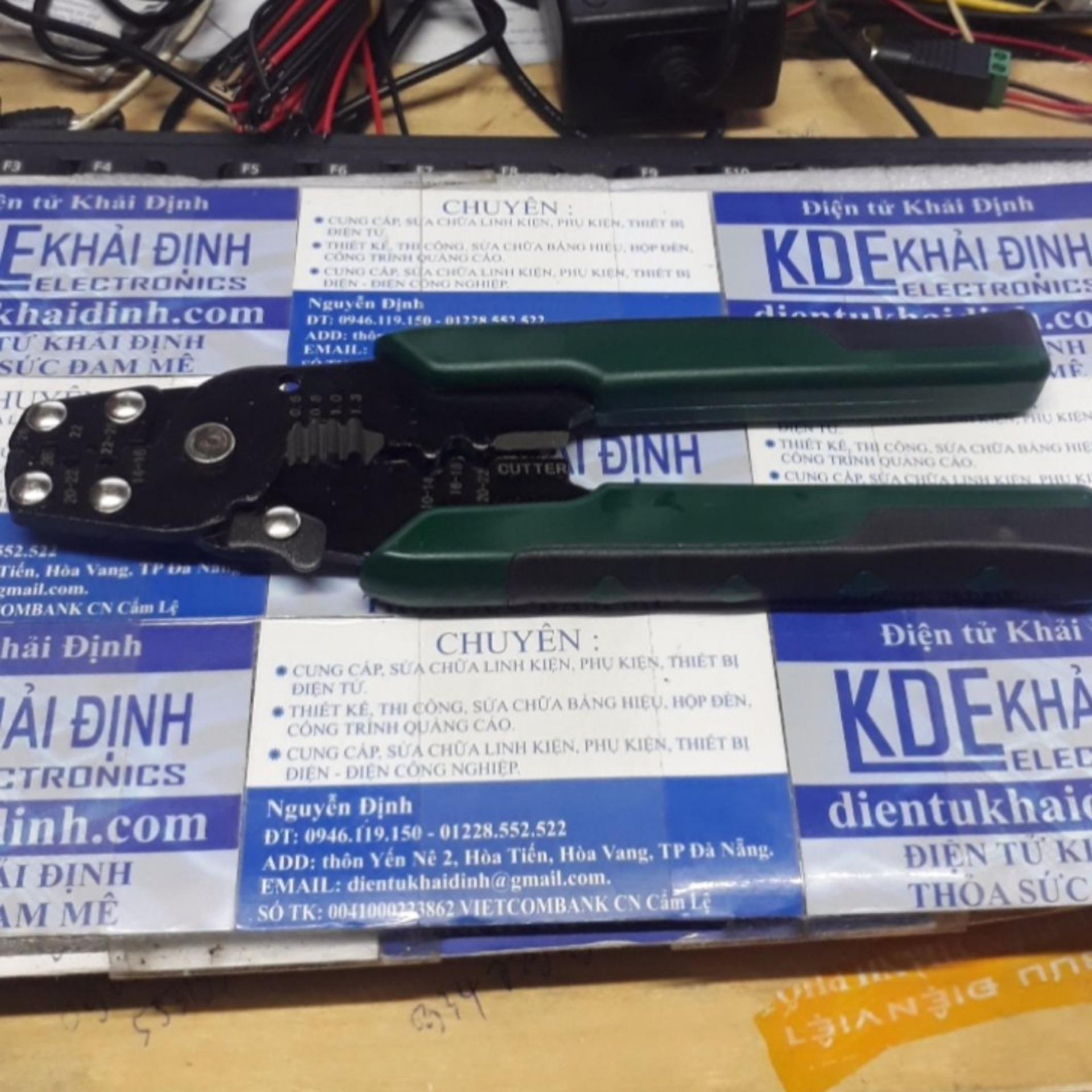 kèm bấm cos đa năng WS-202C, bấm cos xe máy, cos nối, chẻ…kím cắt, kìm tuốt dây kde4556