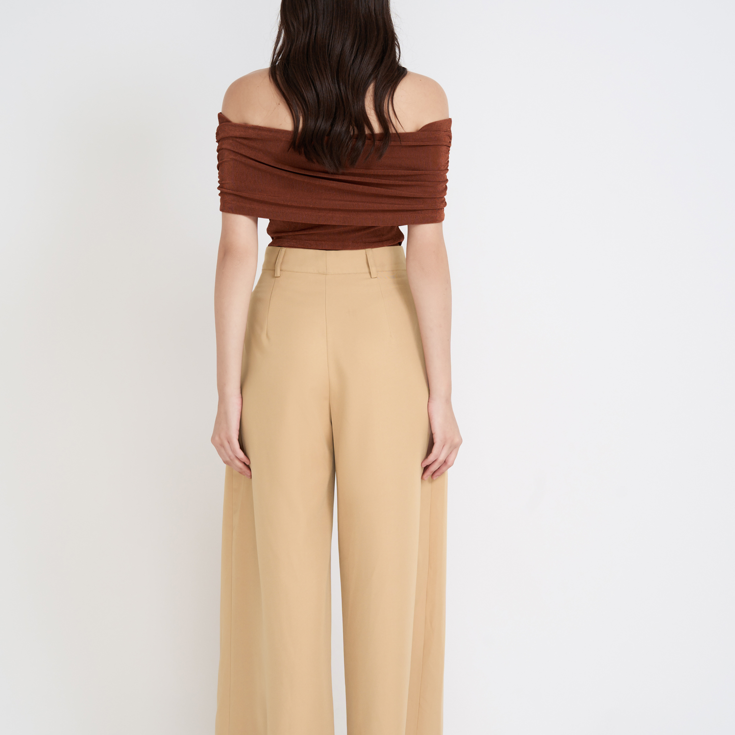 Quần ống rộng cotton lạnh Maybi