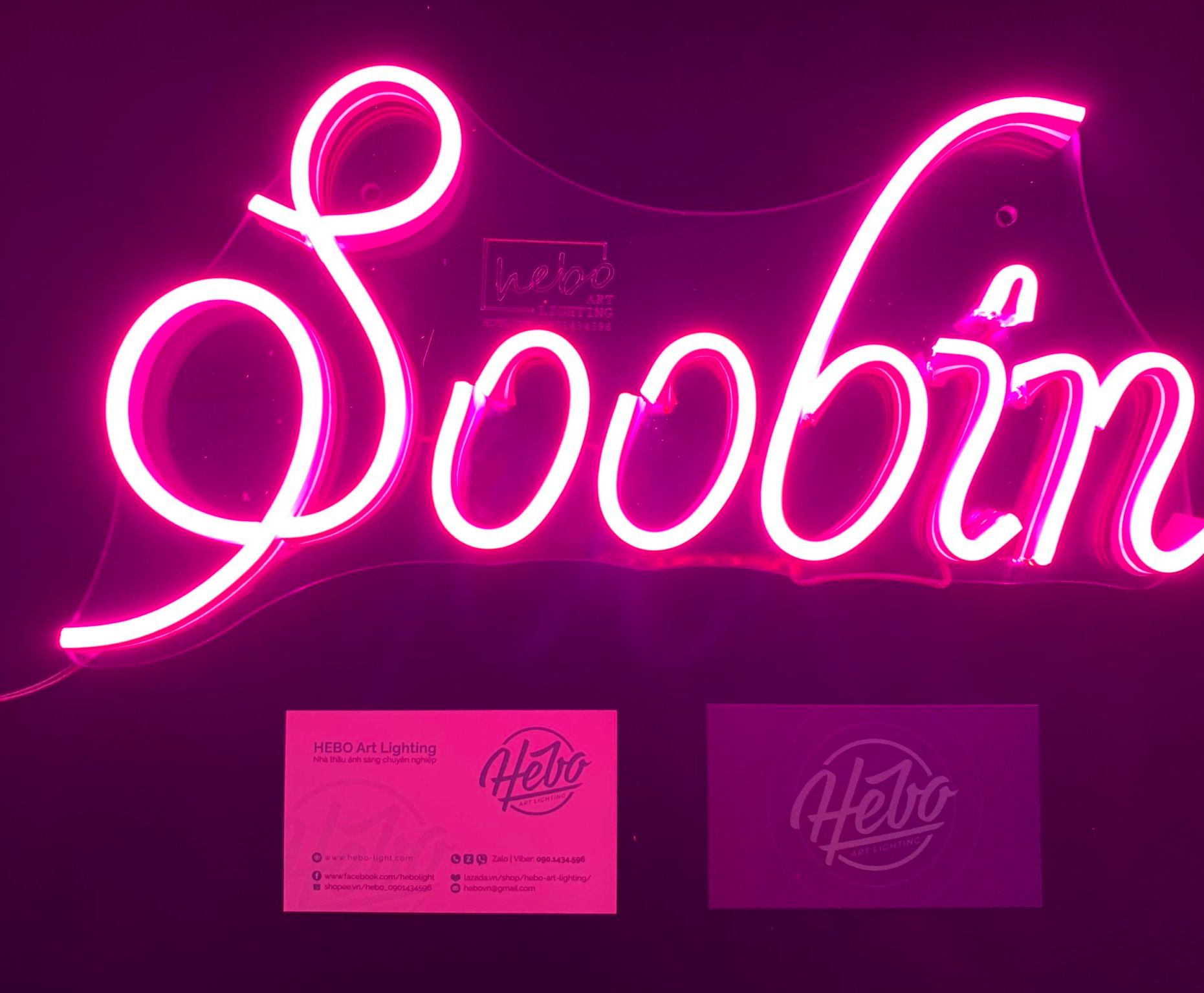 [HCM]Đèn trang trí theo tên  Led Neon Sign (chữ theo yêu cầu)