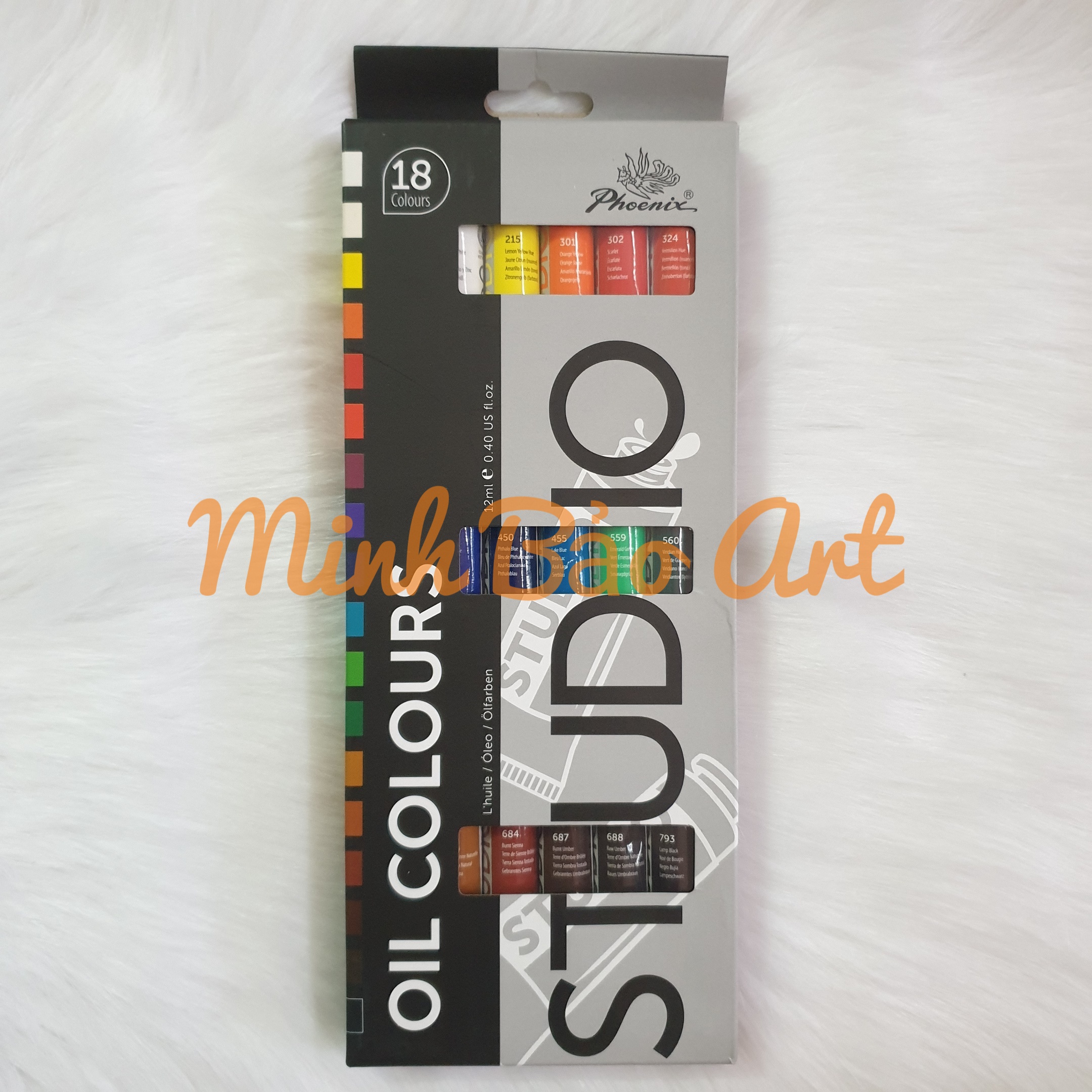 MÀU SƠN DẦU DẠNG TUÝP 12ML PHOENIX STUDIO OIL