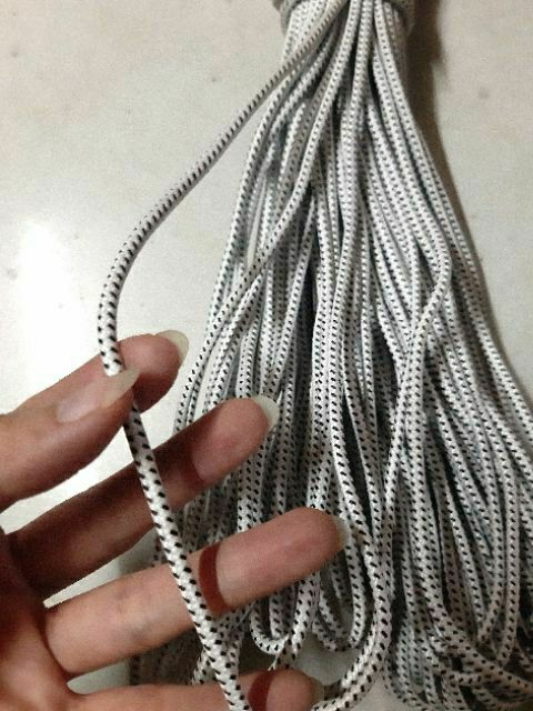 DÂY DÙ TRÒN SỌC, TRÒN MÈ 3mm, 6mm