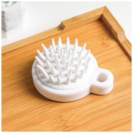 Comb shampoo silicon massage scalp, reduce hair loss