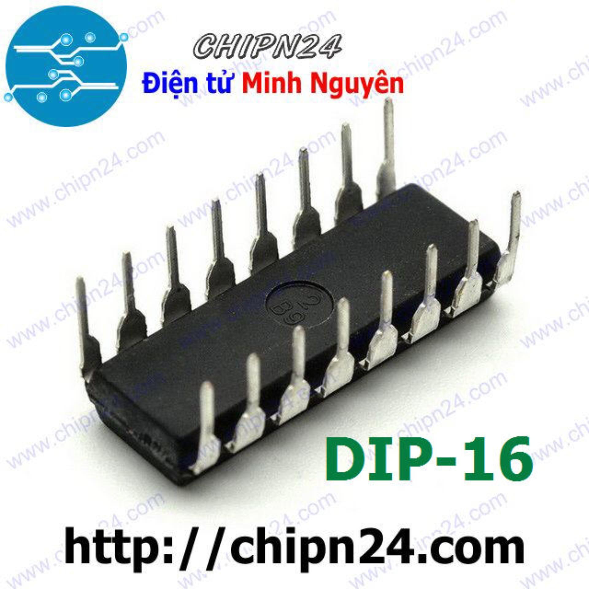 [2 con] (DIP) IC CD4020 DIP-16 (CD4020BE) (IC đếm nhị phân 14 tầng) - HH004526
