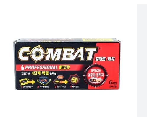 Thuốc diệt gián Combat Hàn Quốc hộp 6 bẫy