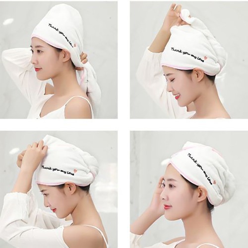Khăn ủ tóc siêu thấm nước - Khăn lau mau khô tóc