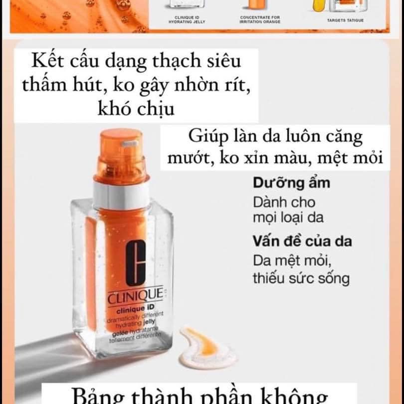 Gel Dưỡng Da Clinique ID Dramatically Different Hydrating Jelly 115ml