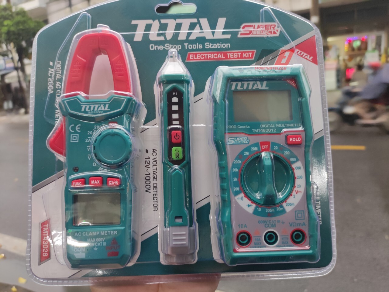 TMT43028 Bộ 3 dụng cụ kiểm tra điện TOTAL Bảo Hành Chính Hãng 3 Tháng |  Lazada.vn