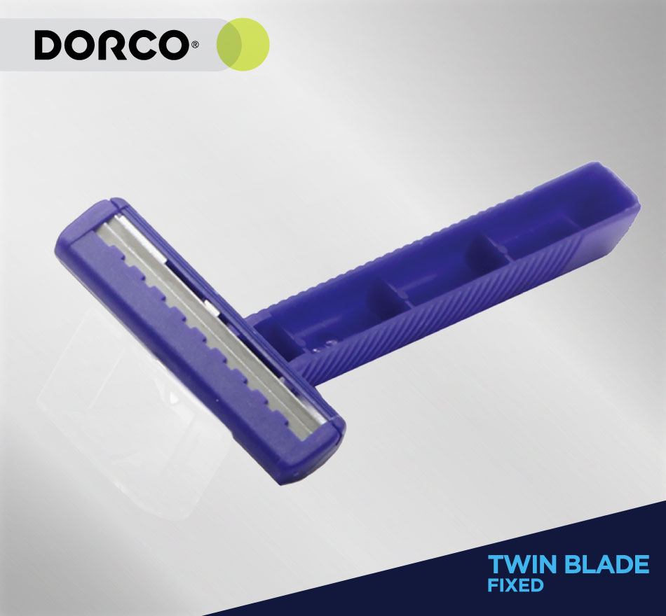 Combo 2 gói dao cạo râu 2 lưỡi DORCO TD 708 (gói 05 dao cạo)