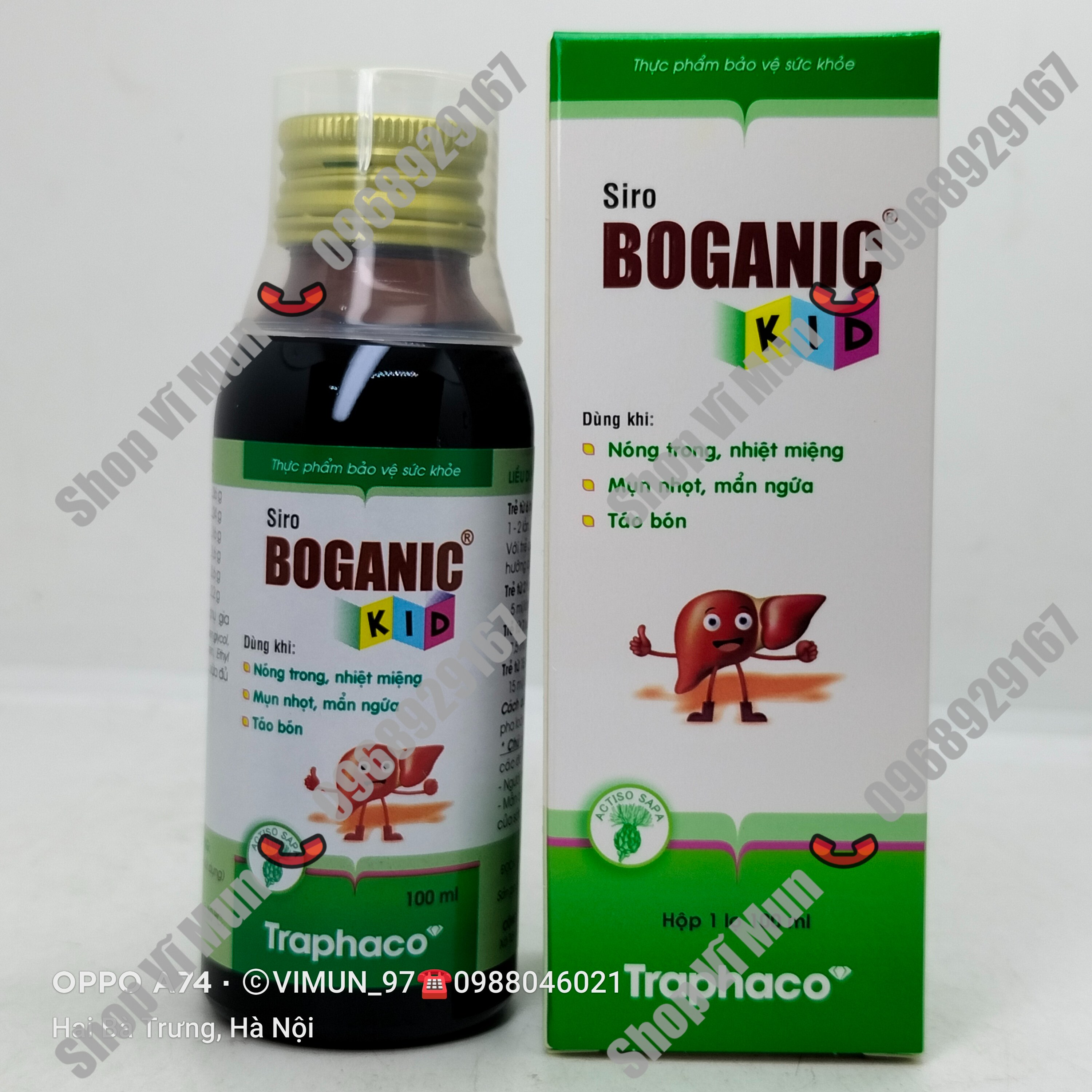 Siro BOGANIC Kid chai 100ml