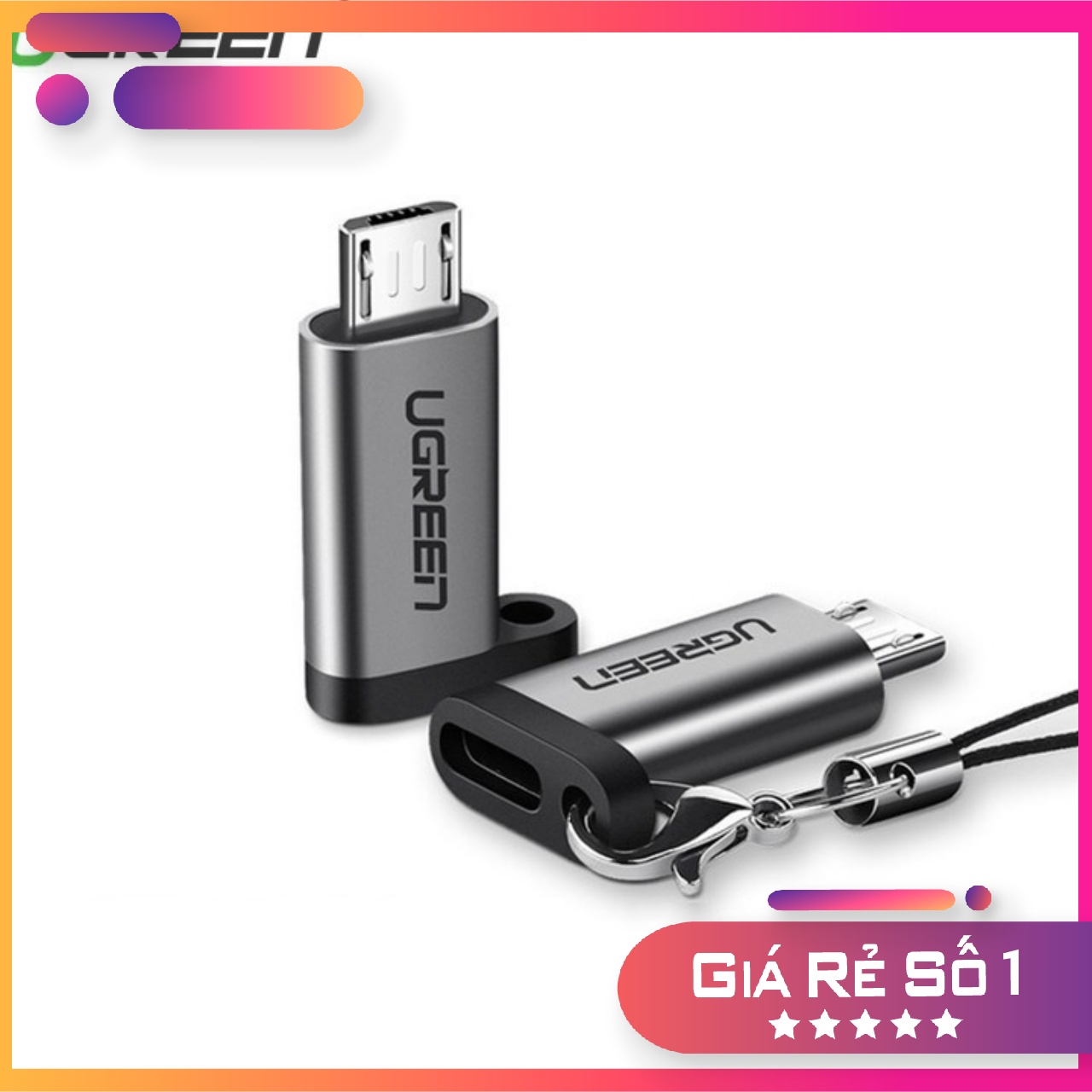 Đầu chuyển Type C cái sang Micro USB đực UGREEN US282 - 50590