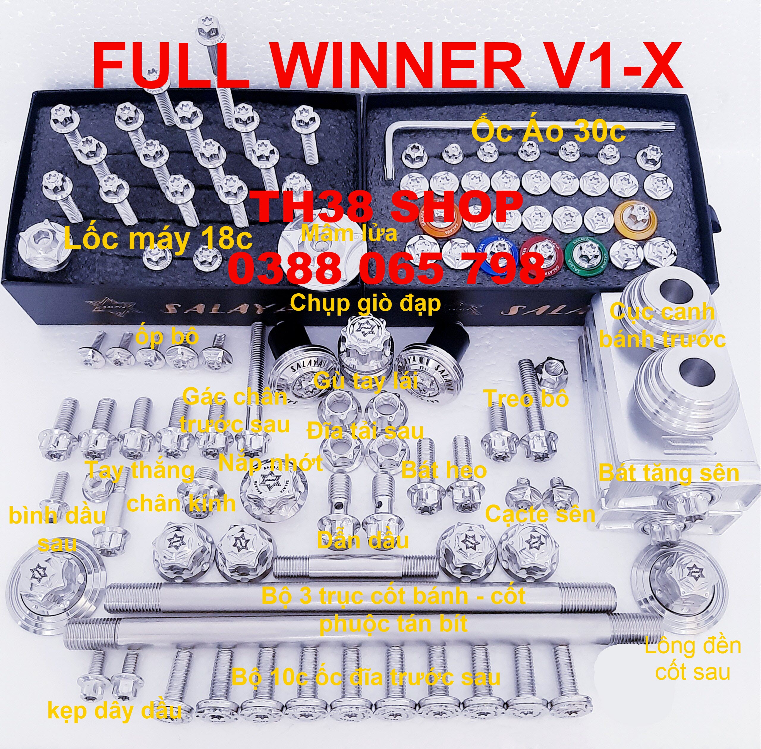 full ốc salaya winner, winner x, winner v3_giá liên hệ