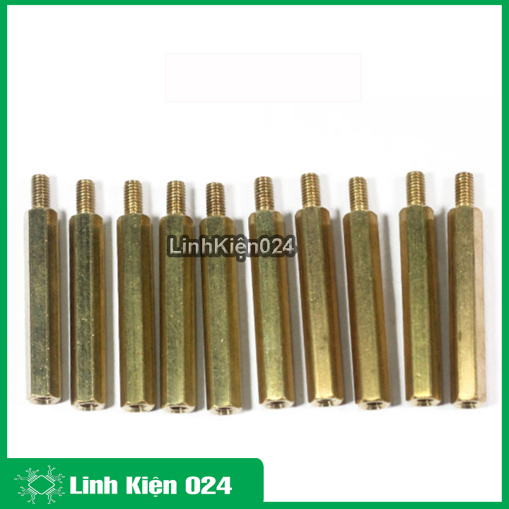 Combo 10 cọc đồng 3cm và 10 ốc 3mm