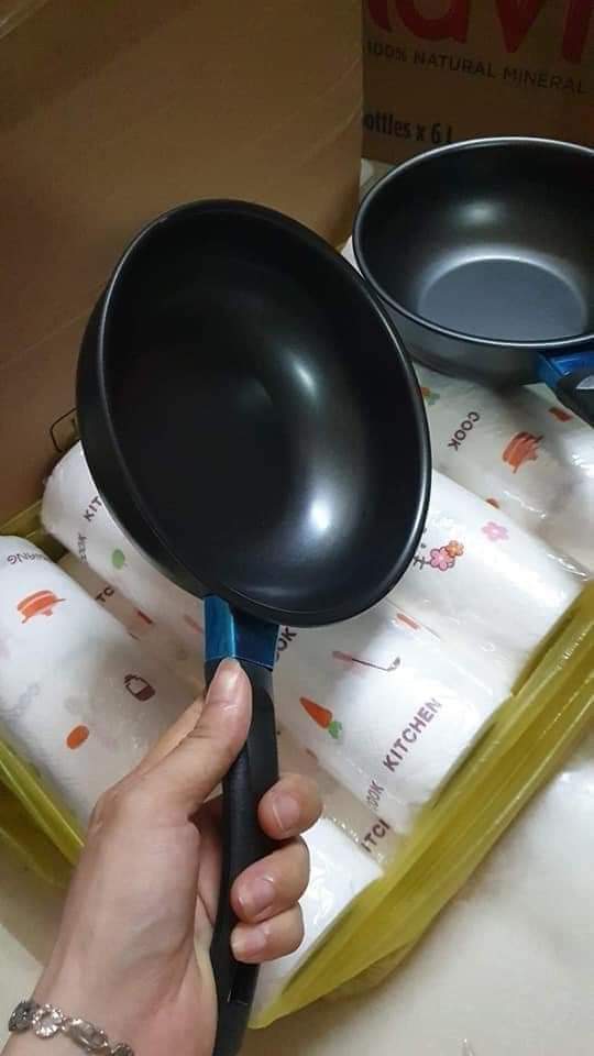 Chảo sâu lòng mini size 18cm sâu 6,5
