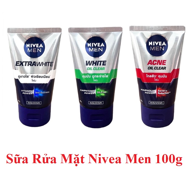 Sữa Rửa Mặt Nivea Men 100ml