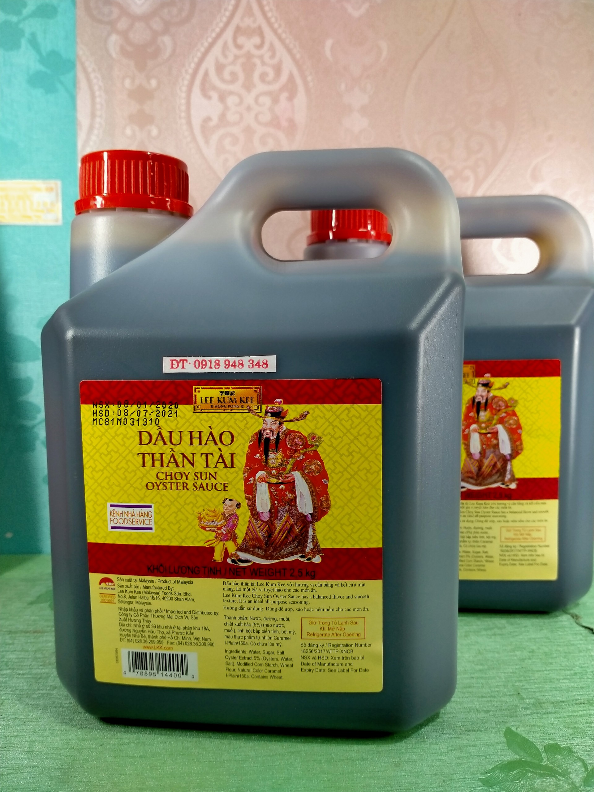 Dầu hào Thần Tài Lee Kum Kee 2,5kg